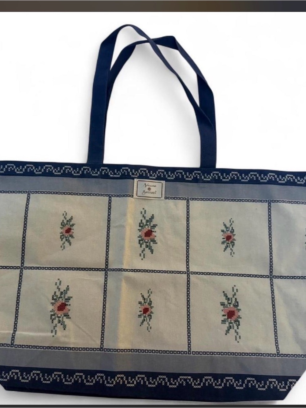 Sézane x Baziszt Floral Tote